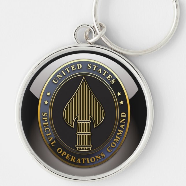 USSOCOM Emblem Key Ring (Front)