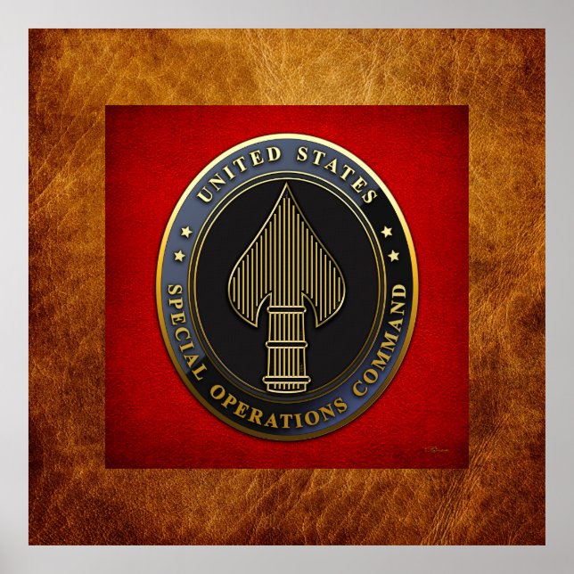 USSOCOM Emblem Poster (Front)