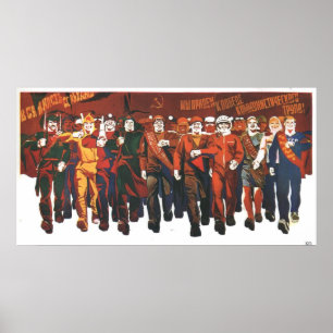 USSR CCCP Cold War Soviet Union Propaganda Posters