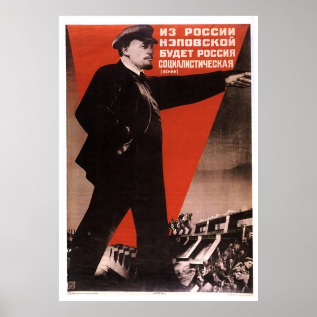 USSR CCCP Cold War Soviet Union Propaganda Posters (Front)