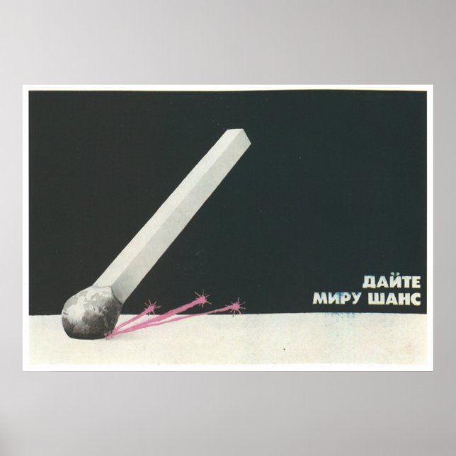 USSR CCCP Cold War Soviet Union Propaganda Posters (Front)