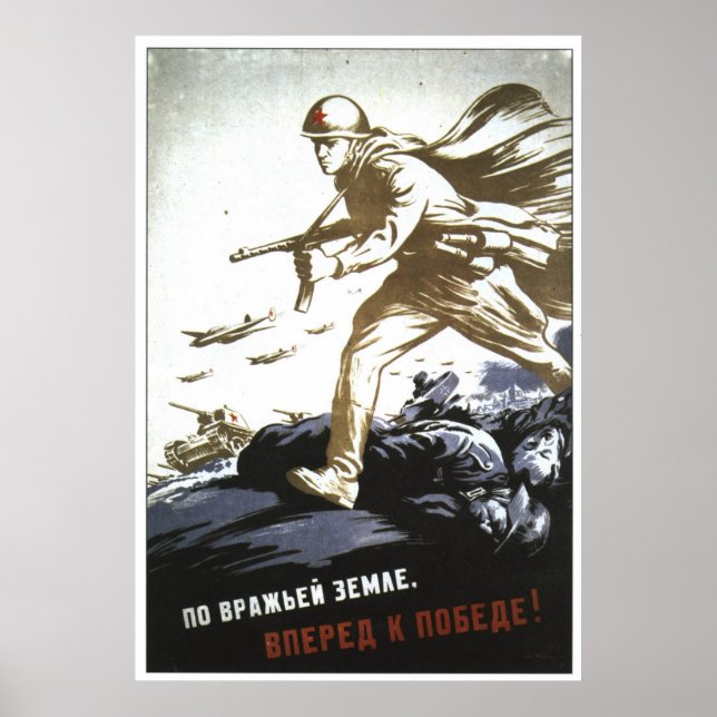 USSR CCCP Cold War Soviet Union Propaganda Posters (Front)