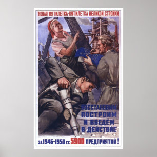 USSR CCCP Cold War Soviet Union Propaganda Posters