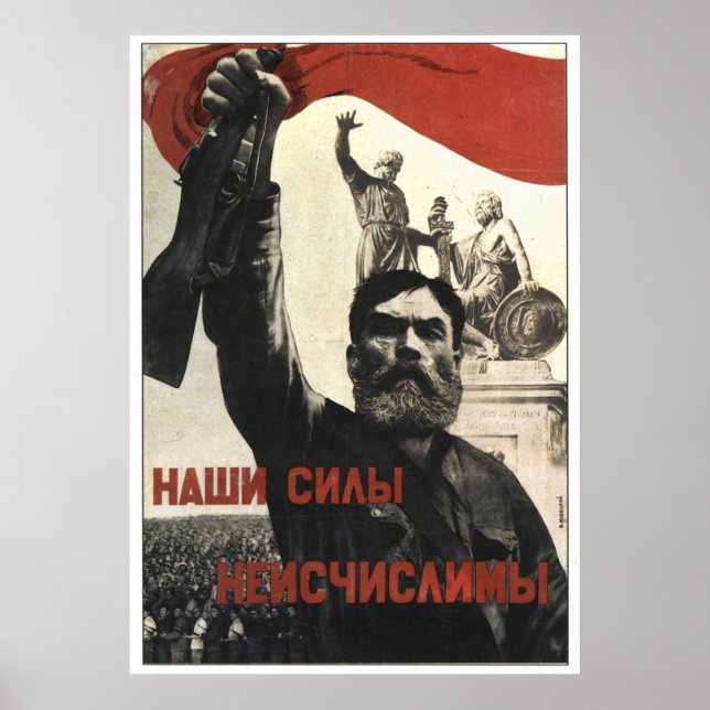 USSR CCCP Cold War Soviet Union Propaganda Posters (Front)