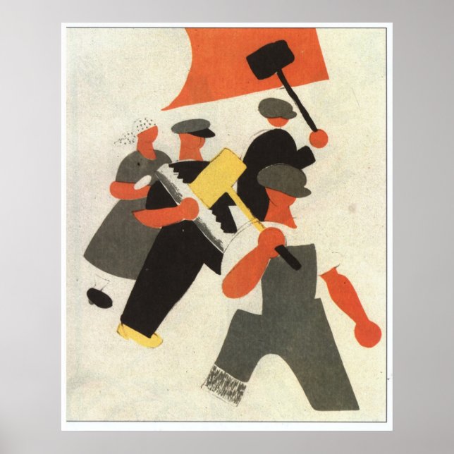 USSR CCCP Cold War Soviet Union Propaganda Posters (Front)