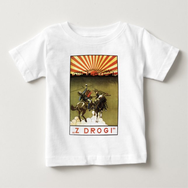 USSR CCCP Cold War Soviet Union Propaganda Posters Baby T-Shirt (Front)