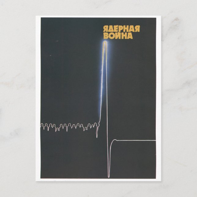 USSR CCCP Cold War Soviet Union Propaganda Posters Postcard (Front)