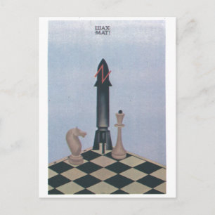 USSR CCCP Cold War Soviet Union Propaganda Posters Postcard