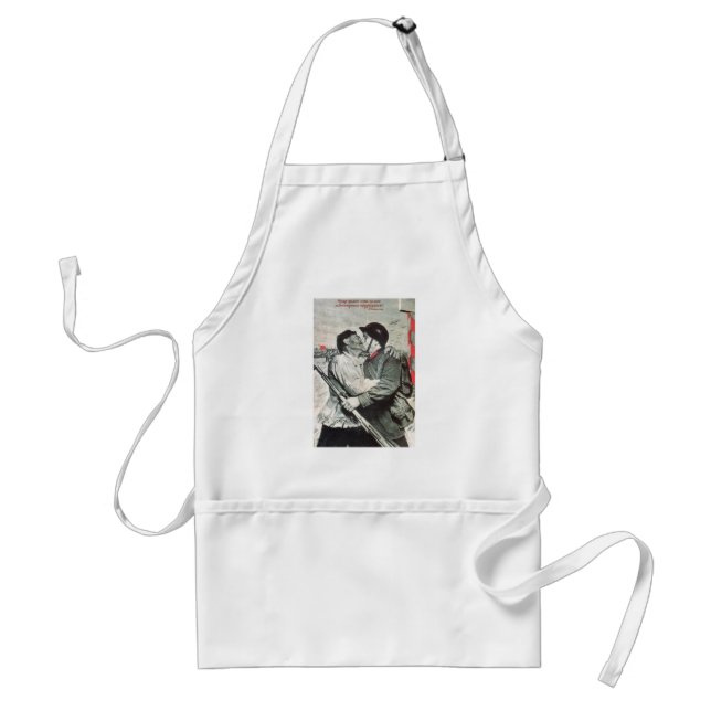 USSR CCCP Cold War Soviet Union Propaganda Posters Standard Apron (Front)