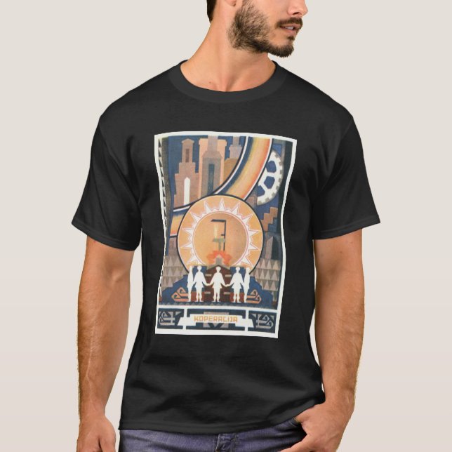 USSR CCCP Cold War Soviet Union Propaganda Posters T-Shirt (Front)