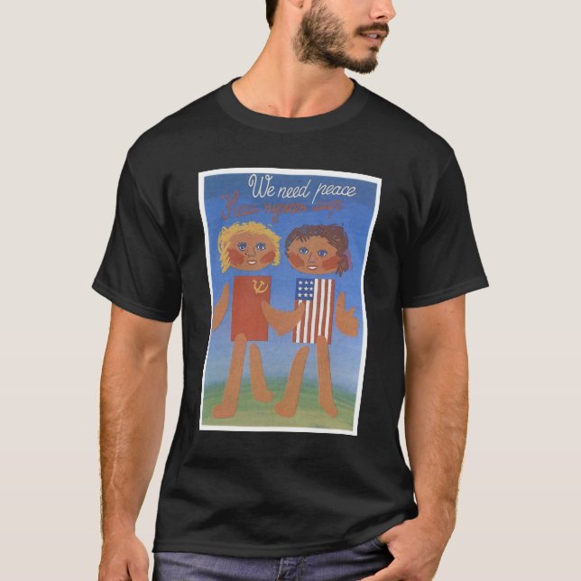 USSR CCCP Cold War Soviet Union Propaganda Posters T-Shirt (Front)