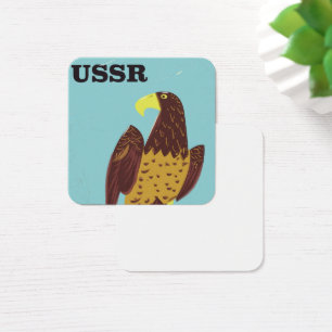 USSR Eagle vintage travel poster