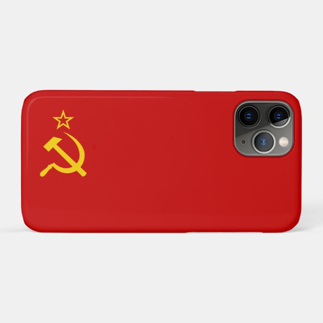 USSR flag Case-Mate iPhone Case (Back (Horizontal))