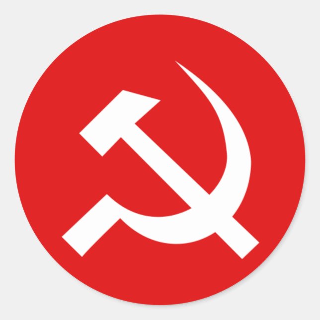 USSR Flag Classic Round Sticker (Front)