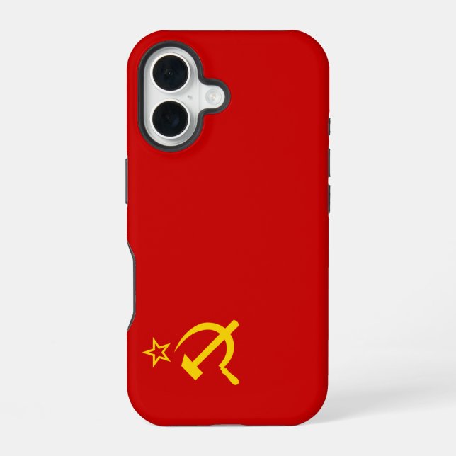 USSR FLAG iPhone 16 CASE (Back)
