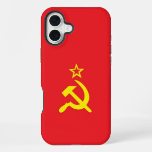 USSR flag iPhone 16 Plus Case
