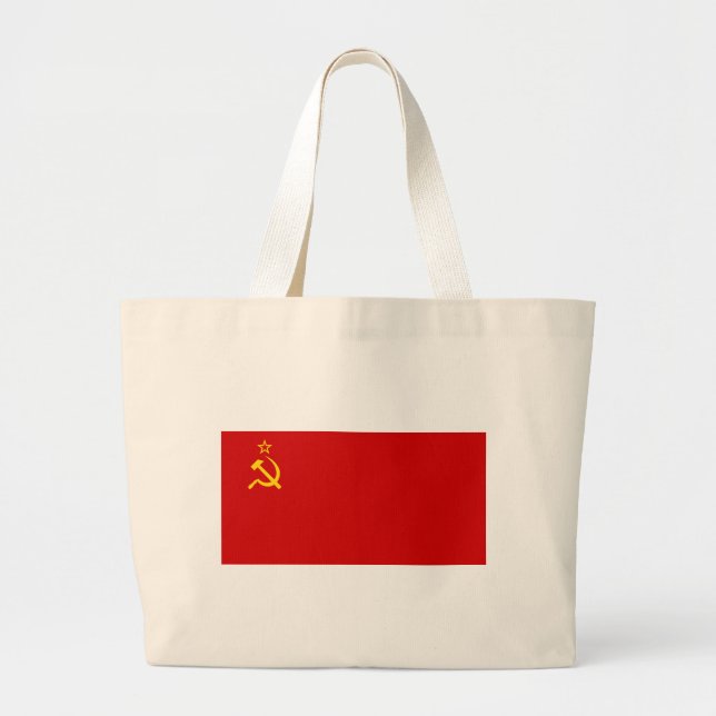 USSR flag Large Tote Bag (Front)