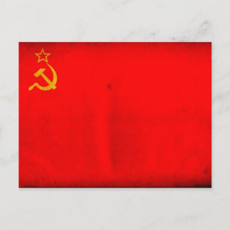 USSR Flag Postcard