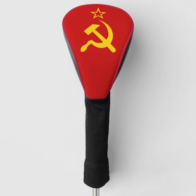 USSR Flag - Soviet Union Flag Golf Head Cover (Front)