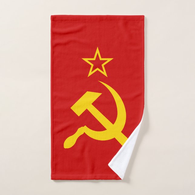 USSR Flag - Soviet Union Flag Hand Towel (Hand Towel)