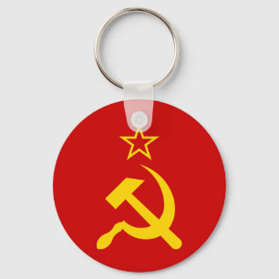 USSR Flag - Soviet Union Flag Key Ring