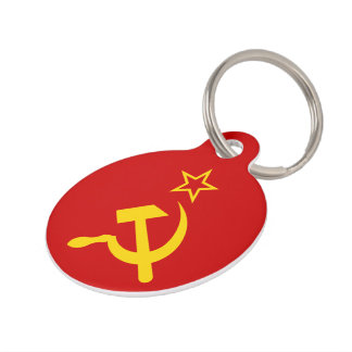 USSR Flag - Soviet Union Flag Pet Tag