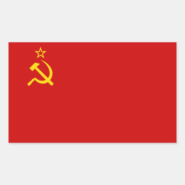 USSR RECTANGULAR STICKER (Front)