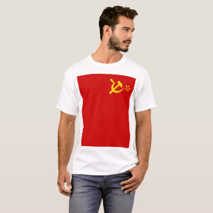USSR Soviet Union Flag Communist Sickle and Hammer T-Shirt