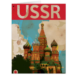 USSR Soviet Vintage Travel Poster