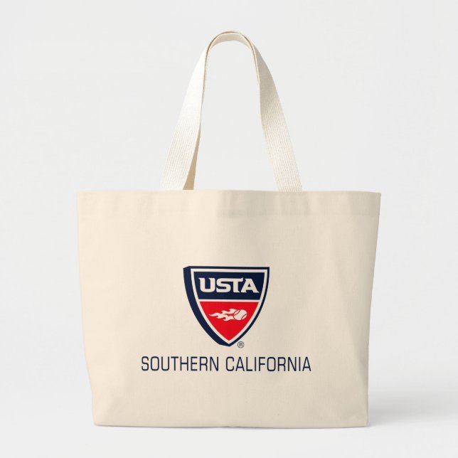USTA Southern California Large Tote Bag (Front)