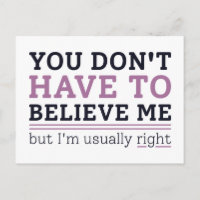 Usually Right