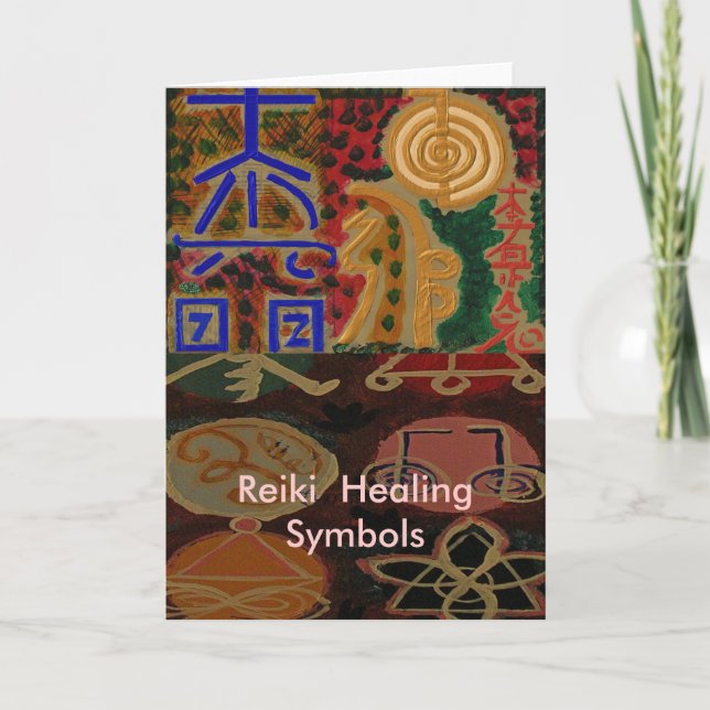 USUI REIKI symbols Card (Front)