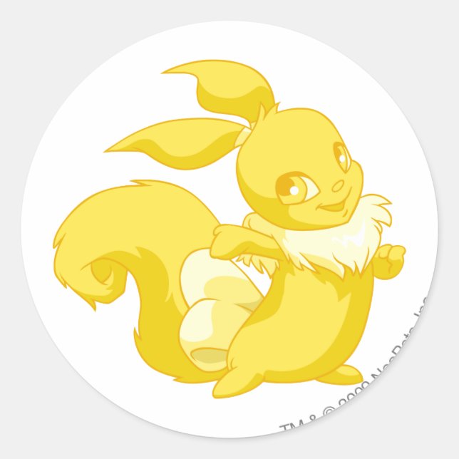 Usul Gold Classic Round Sticker (Front)