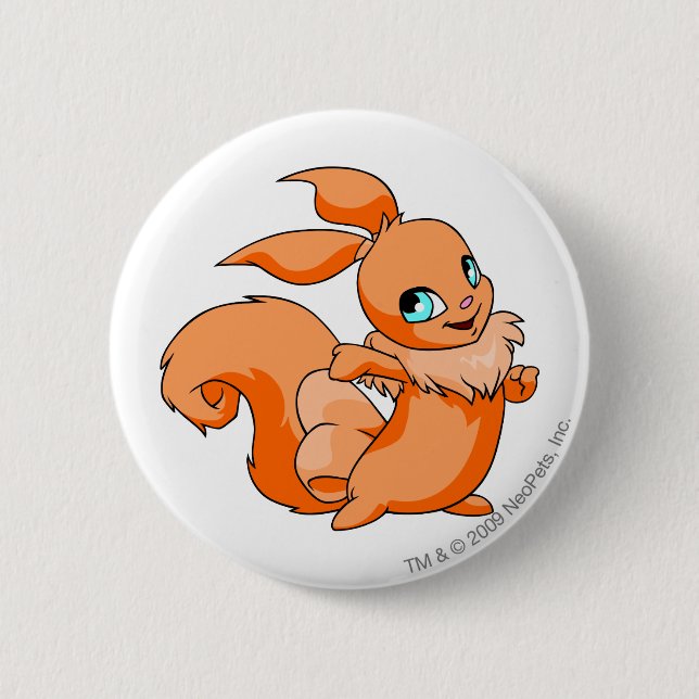 Usul Orange 6 Cm Round Badge (Front)