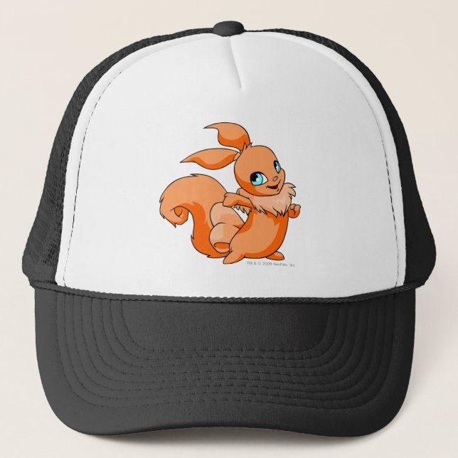 Usul Orange Trucker Hat (Front)