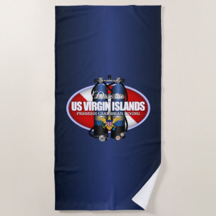 USVI (ST) BEACH TOWEL