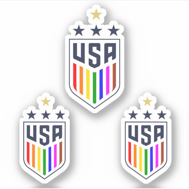 USWNT-PRIDE BEST STICKERS 3X (Front)