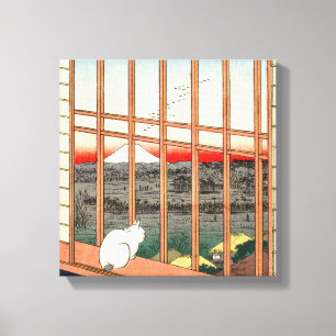 Utagawa Hiroshige - Asakusa Rice fields Canvas Print