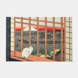 Utagawa Hiroshige - Asakusa Rice fields Doormat