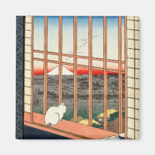 Utagawa Hiroshige - Asakusa Rice fields Magnet