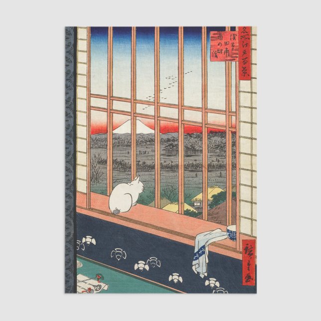 Utagawa Hiroshige - Asakusa Rice fields Tissue Paper (Creator Uploaded)