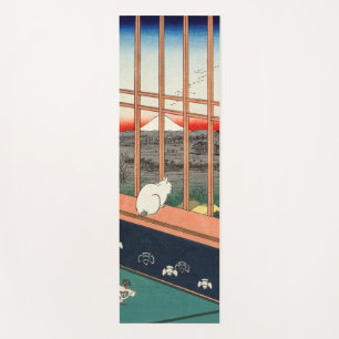 Utagawa Hiroshige - Asakusa Rice fields Yoga Mat