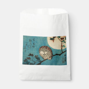 Utagawa Hiroshige - Horned Owl on Maple Branch Favour Bag