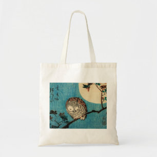 Utagawa Hiroshige - Horned Owl on Maple Branch Tote Bag