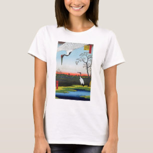 Utagawa Hiroshige - Minowa, Kanasugi, Mikawashima T-Shirt