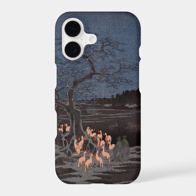 Utagawa Hiroshige - New Year's Eve Foxfires (Back)