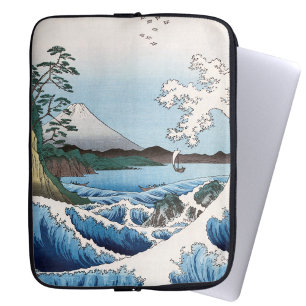 Utagawa Hiroshige - Sea off Satta, Suruga Province Laptop Sleeve