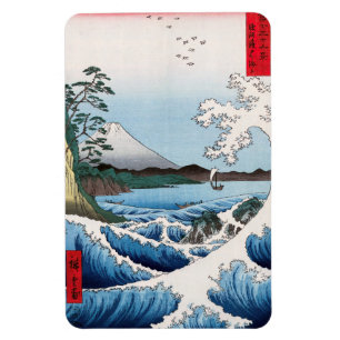Utagawa Hiroshige - Sea off Satta, Suruga Province Magnet