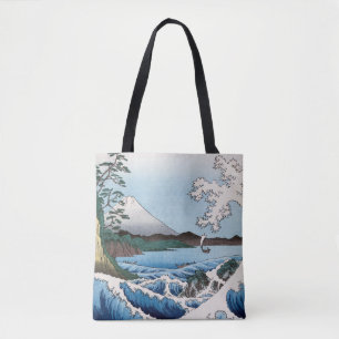 Utagawa Hiroshige - Sea off Satta, Suruga Province Tote Bag
