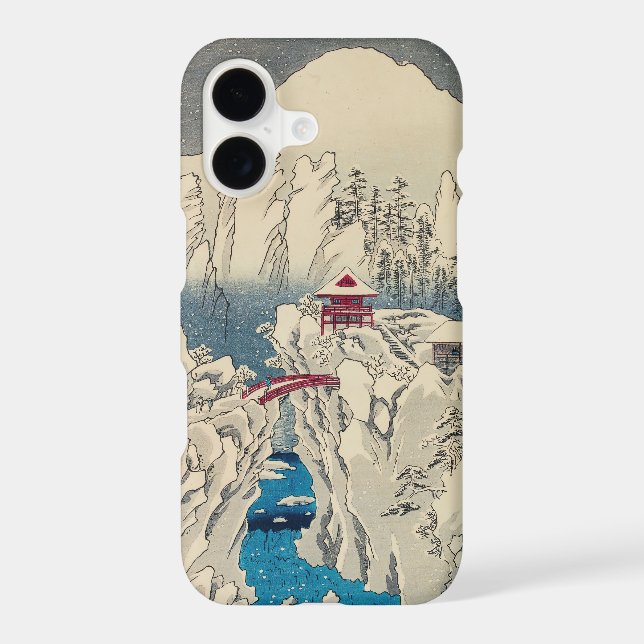 Utagawa Hiroshige - Snow on Mount Haruna (Back)